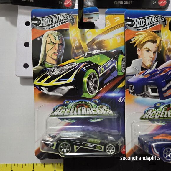HOT WHEELS  SILVER SERIES 2025 ACCELERACERS SET OF FIVE CARS Free Shipping - Picture 5 of 7